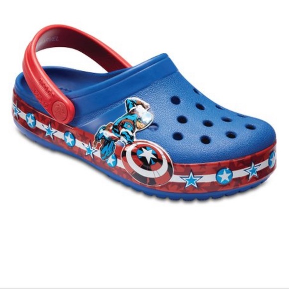 captain america crocs